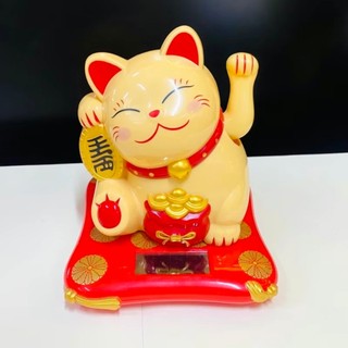 Mèo Thần Tài Vẫy Tay - Năng Lượng Mặt Trời, Mèo Tài Lộc May Mắn