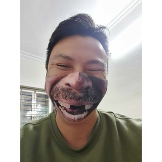 Khẩu trang 3D hài hước
