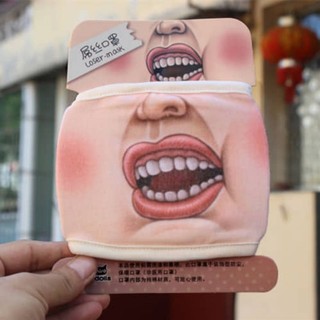 Khẩu trang 3D hài hước