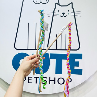 Đồ chơi cần câu len nhung cho mèo Cattyman