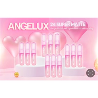 Son Kem Lì ANGELUX SUPER new version Màu Đỏ Cherry