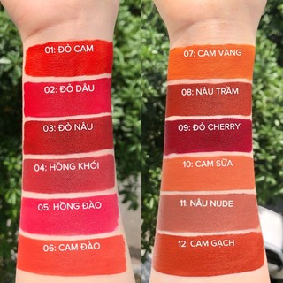 Son Kem Lì ANGELUX SUPER new version Màu Đỏ Cherry