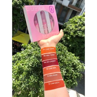Son Kem Lì ANGELUX SUPER new version Màu Đỏ Cherry