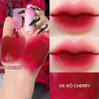 Son kem lì angelux super new version màu đỏ cherry