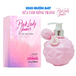 [ RẺ VÔ ĐỊCH ] Sữa Tắm Xông Trắng Pink Lady Hương Thơm Nước Hoa Kích Trắng Da Giữ Ẩm Siêu Mềm Mịn