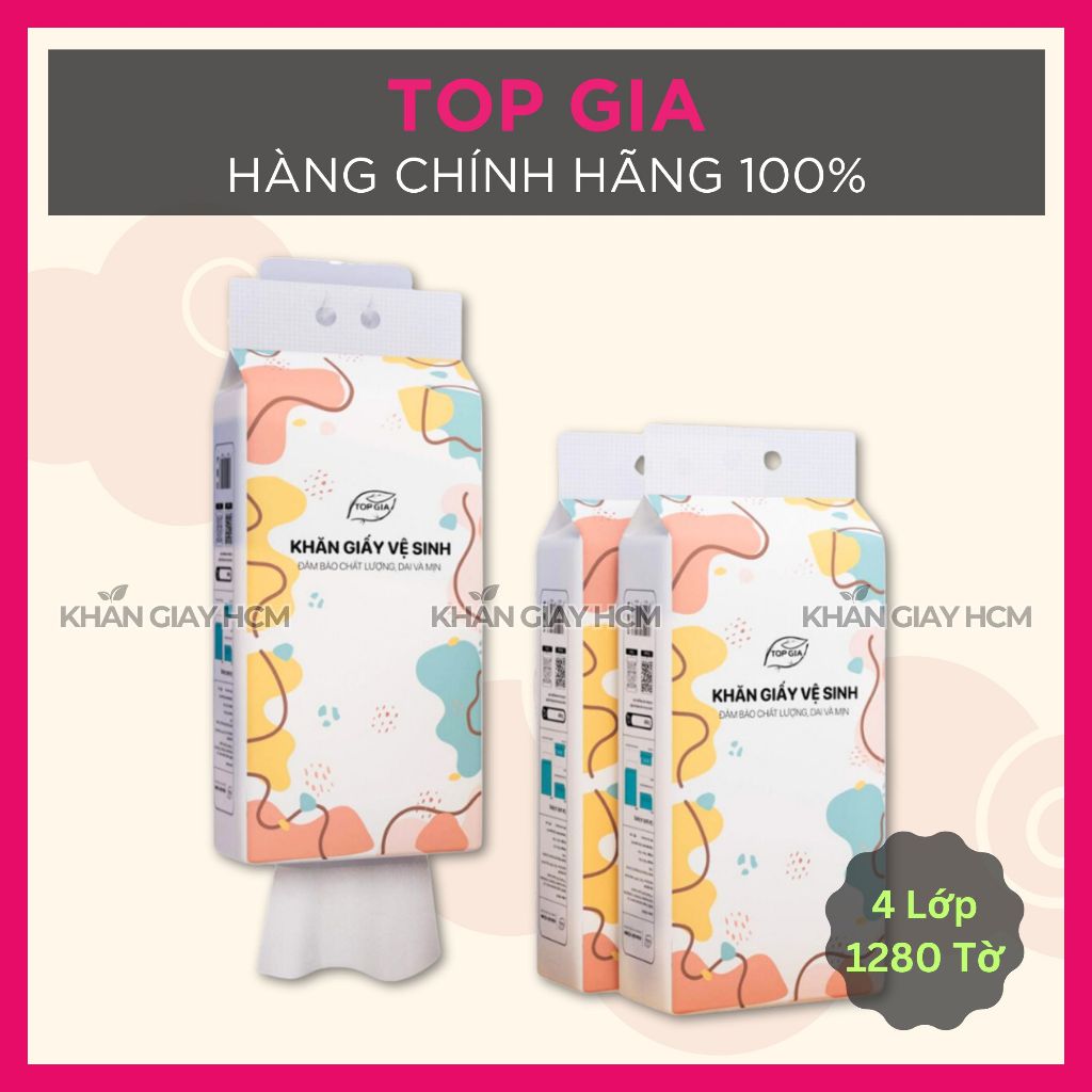 HOẢ TỐC COMBO 12 GÓI ĐA SẮC KHĂN GIẤY RÚT TREO TƯỜNG TOP GIA CHÍNH HÃNG -