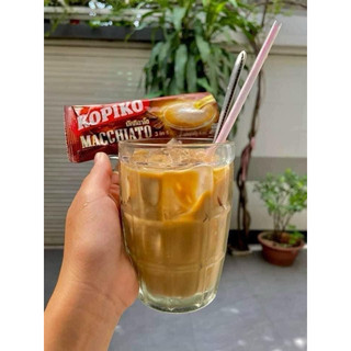 Set 2 Gói Cà Phê Sữa Kopiko Macchiato Thái Lan( gói 20 túi nhỏ )