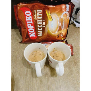 Set 2 Gói Cà Phê Sữa Kopiko Macchiato Thái Lan( gói 20 túi nhỏ )