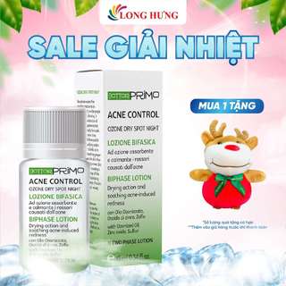 Kem ngừa mụn ban đêm Dottorprimo Acne Control Ozone Dry Spot Night giúp giảm mụn, mờ thâm (10ml)