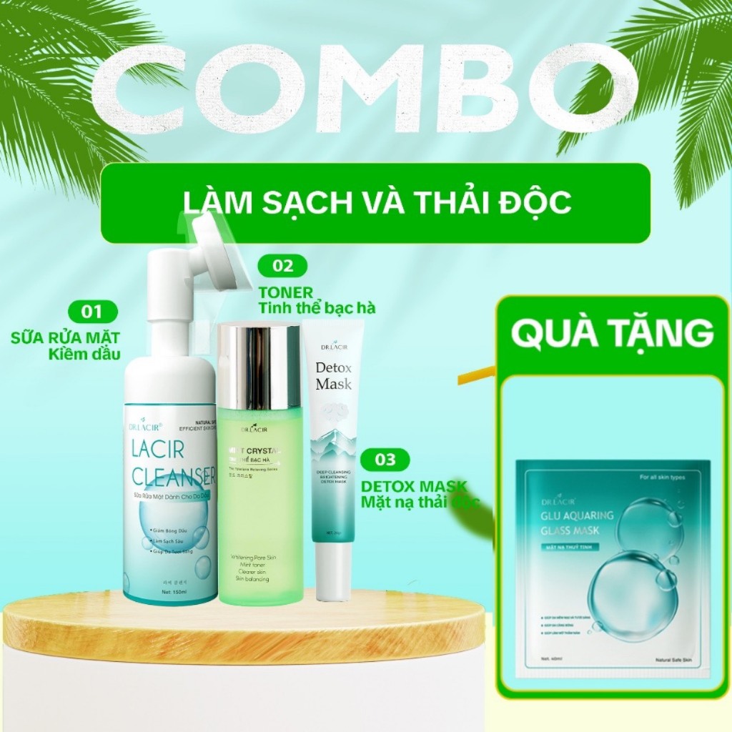 Combo Làm Sạch Và Thải Độc Dr Lacir
