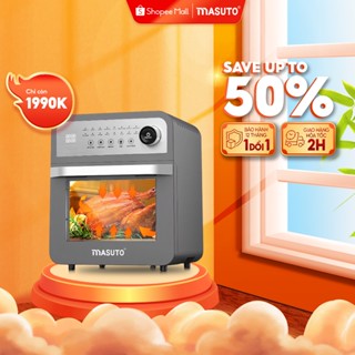 Nồi Chiên Không Dầu Masuto Eatclean Pro12 Chế Độ 10 Món Nấu Tự Động Mua 1 Tặng 1