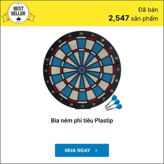 Bia ném phi tiêu DECATHLON canaveral mã 8305574