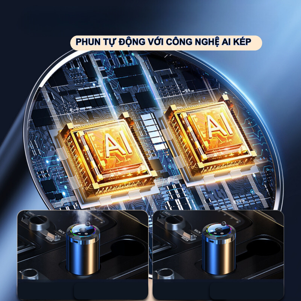 Máy Khuếch Tán Tinh Dầu Tự Động Xe Ô Tô, Máy Xịt Thơm Xe Hơi, Nước Hoa Ô Tô, Xông Tinh Dầu ô tô | BigBuy360 - bigbuy360.vn