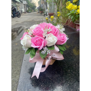 CHẬU GỖ HOA SÁP SIZE NHỎ
