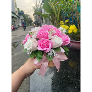 CHẬU GỖ HOA SÁP SIZE NHỎ