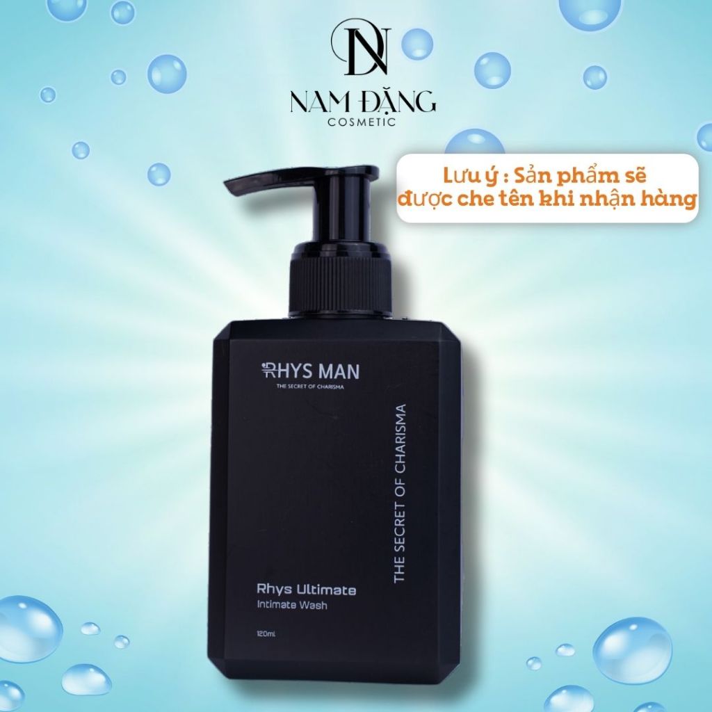 Dung dịch vệ sinh nam giới RHYS MAN hương bạc hà Rhys Ultimate 120ml