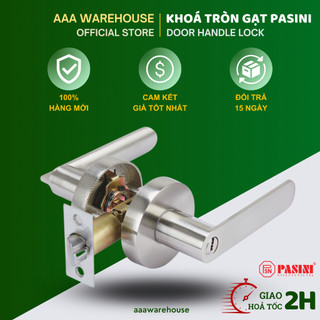 Khoá tròn gạt pasini 3482/ 3491 - thay thế được khoá tròn, sử dụng cho cửa nhôm, sắt, gỗ