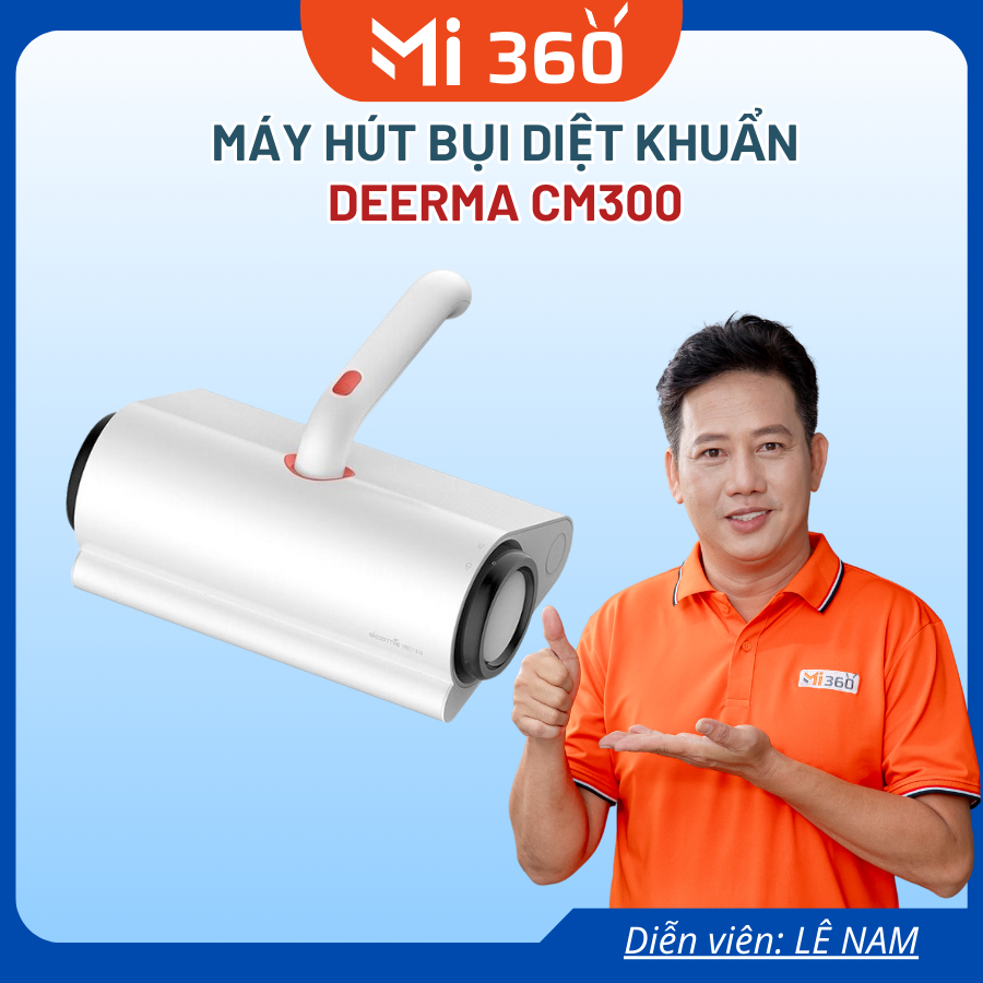 Máy Hút Bụi Diệt Khuẩn Deerma CM300 - BH 6 Tháng - Hàng Chính Hãng