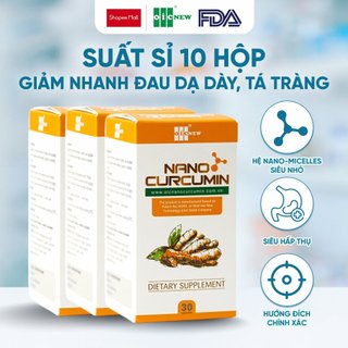  OICNew Nano Curcumin tinh chất Nghệ giảm đau Dạ dày, hành tá tràng, Phiên bản USA, Hộp 30 viên