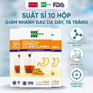  OICNew Nano Curcumin tinh chất Nghệ giảm đau Dạ dày, làm lành vết thương