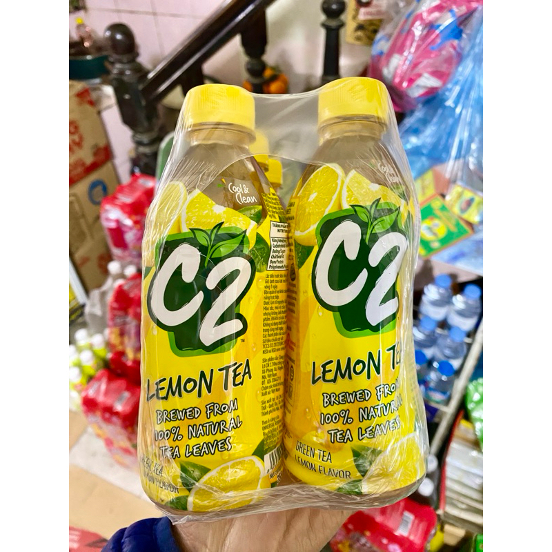 1 Vỉ Nước trà chanh C2 chai 330ml ( 6 chai)