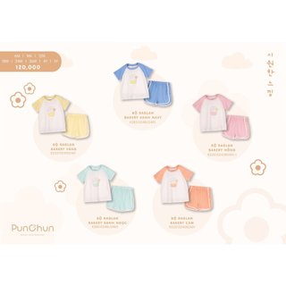 Bộ cộc raglan Punchun Bakery
