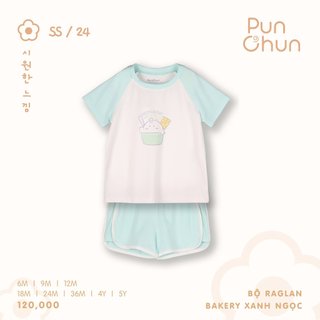 Bộ cộc raglan Punchun Bakery