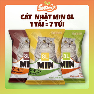 [TẢI 7 TÚI] Cát vệ sinh Nhật Bản Min 8L - Cát vệ sinh cho mèo