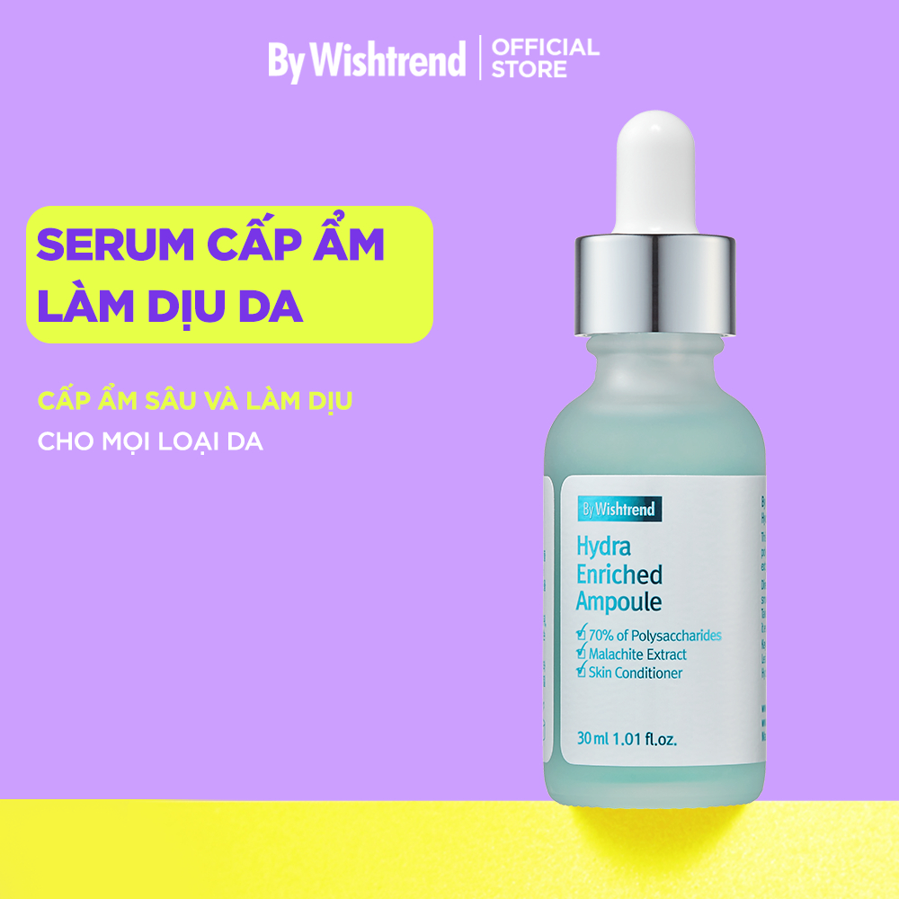 (Date T4.2025) Tinh Chất By Wishtrend Hydra Enriched Ampoule 30ml