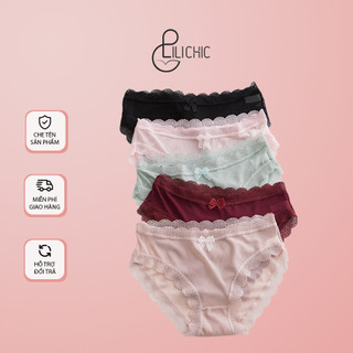 Quần lót ren cao cấp mềm mịn tôn dáng sexy quyến rũ Lilichic LQ005