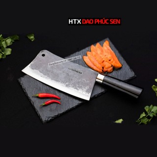 Dao chặt gà HTX DAO PHÚC SEN N09M mới cán mun chặt gà vịt lợn quay 20cm