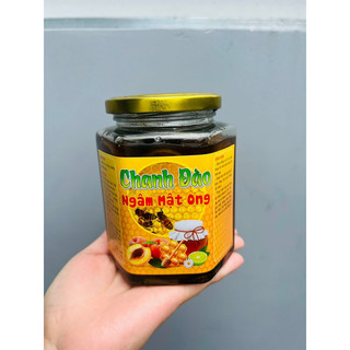 Chanh đào ngâm mật ong đường phèn 500ml