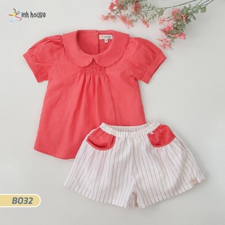 B032 Đồ Bộ Trẻ Em Xinh House Chất Linen