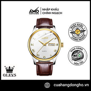 OLEVS 5568 Đồng hồ đeo tay nam dây sang trọng Hàng Chính Hãng