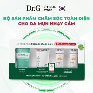 Dr.G Bộ sản phẩm chăm sóc toàn diện Skincare kit for sensitive and acne skin