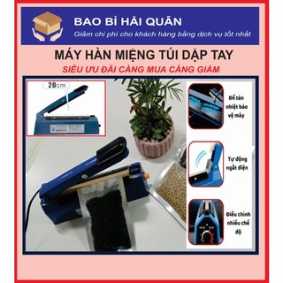 Máy hàn miệng túi bóng dập tay chính hãng