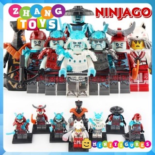 Đồ chơi Xếp hình Ninjago season 11 gồm General Vex - Ice Emperor Char Akita Minifigures PRCK GA123 130