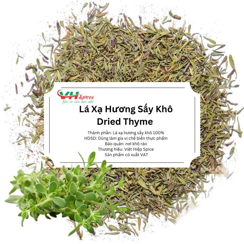 Cỏ Xạ Hương - Lá Xạ Hương Sấy Khô (Dried Thyme) Việt Hiệp