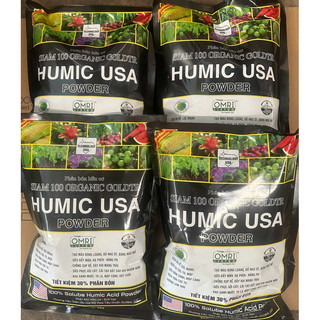  Phân bón humic usa kích rễ Việt Mỹ dạng bột 1kg pha 1000 lít nước 