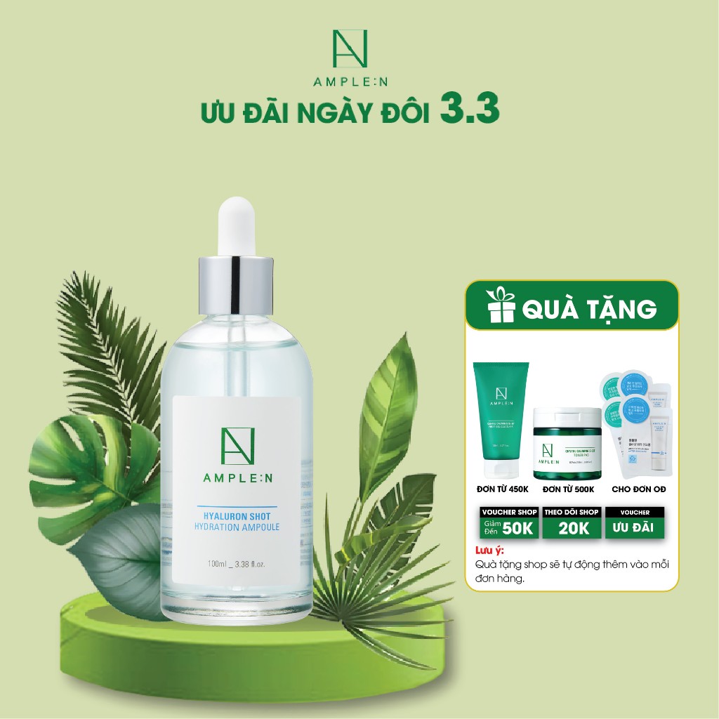 Tinh Chất Cấp Ẩm Ample:n Hyaluron Shot Hydration Ampoule