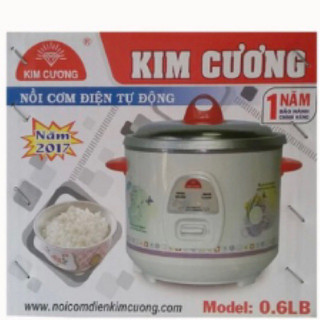 Nồi cơm điện Kim Cương 0,6L (bh 12tháng)