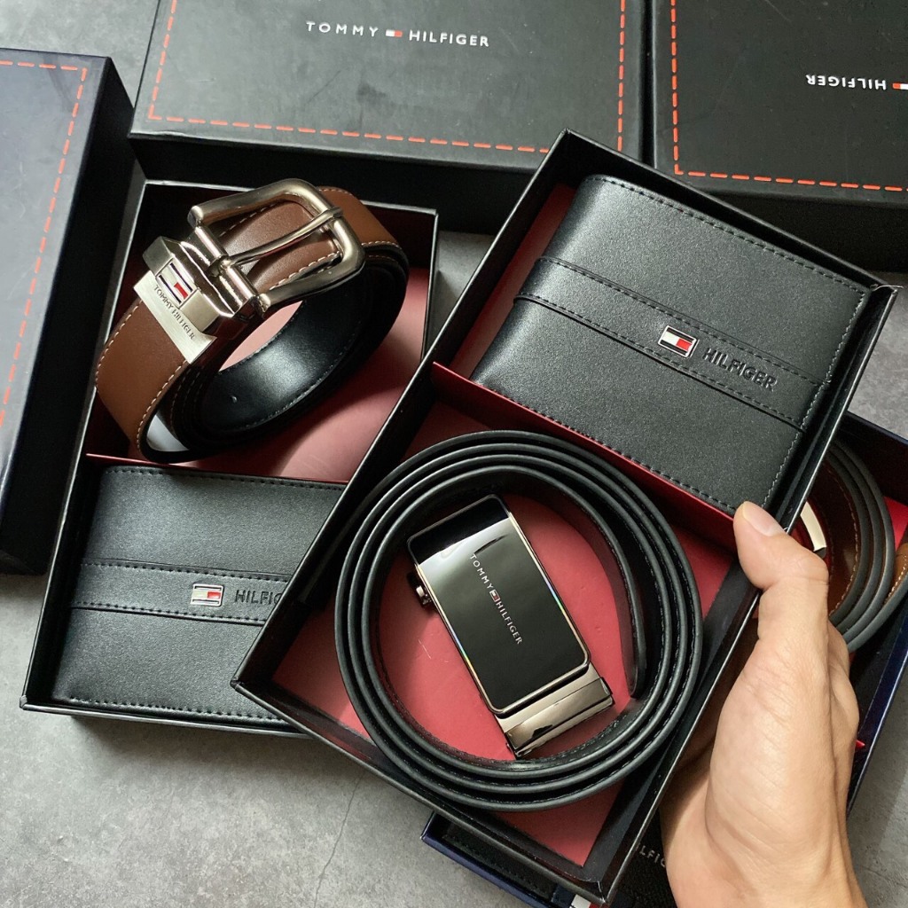 Set ví nịt tom my dây dài 1m2, bản rộng 3.5cm full box, túi giấy hãng