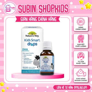 DHA Nature s Way Kids Smart Drops Có tem phụ DHA Dạng Giọt Giúp Tăng IQ