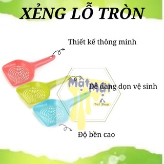 Xẻng xúc cát vệ sinh loại lỗ tròn cho mèo