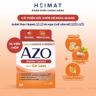   Có Che Tên  Viên uống AZO Bladder Control 54 viên - Hỗ trợ sức khỏe hệ bàng quang giảm số lần đi vệ sinh. 