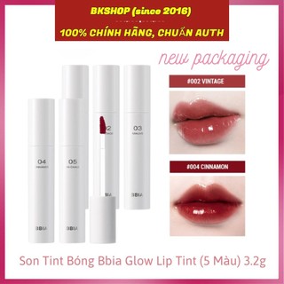 Son tint bóng bbia glow lip tint 3.2g , căng bóng , mềm mịn