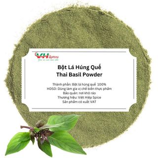 Bột lá húng quế nguyên chất túi 1kg việt hiệp