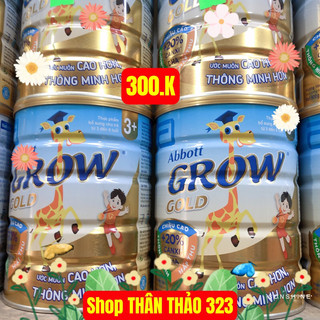 Sữa bột abbott grow 3+ lon 900 hương vani hsd 6-2024