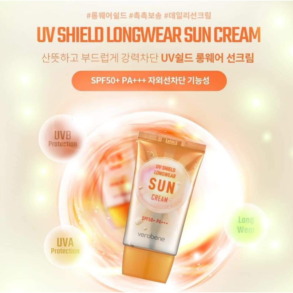 Kem chống nắng Verobene UV Shield Longwear Sun Cream 40ml