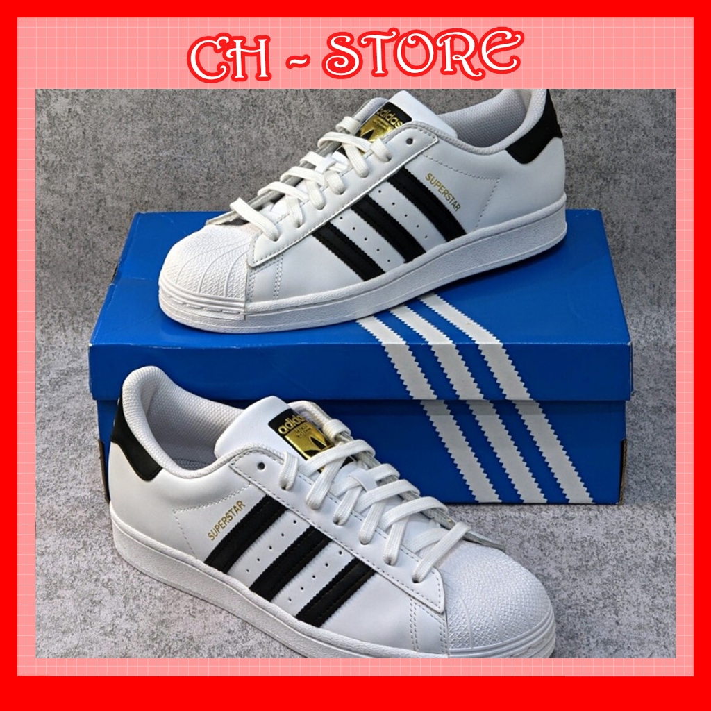 Giày adidas superstar, Giày das sò 3 màu trắng kem hồng xanh bản SC nam nữ hot trend 2024 size 36-43